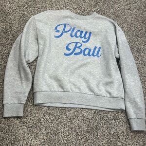 Rosio brand “Play Ball” sweatshirt. Small